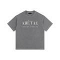 Vintage Washed Oversized Cotton T-Shirt - Blank back